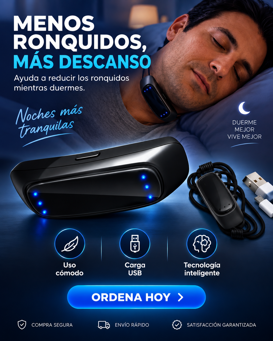 Dispositivo Antirronquidos Inteligente