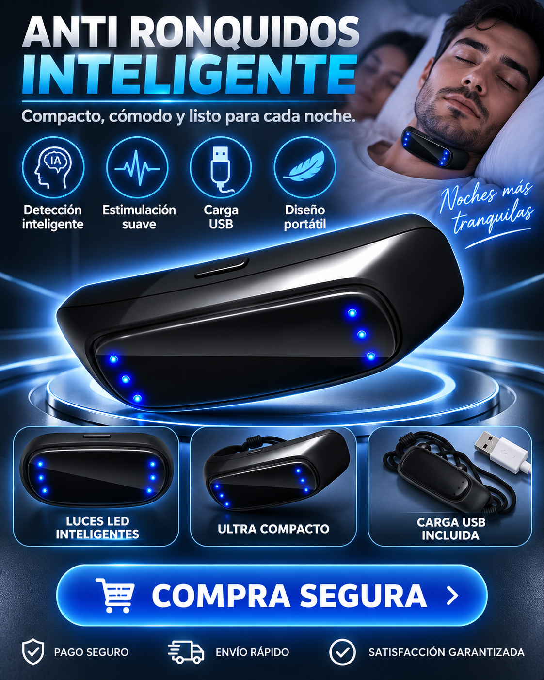 Dispositivo Antirronquidos Inteligente